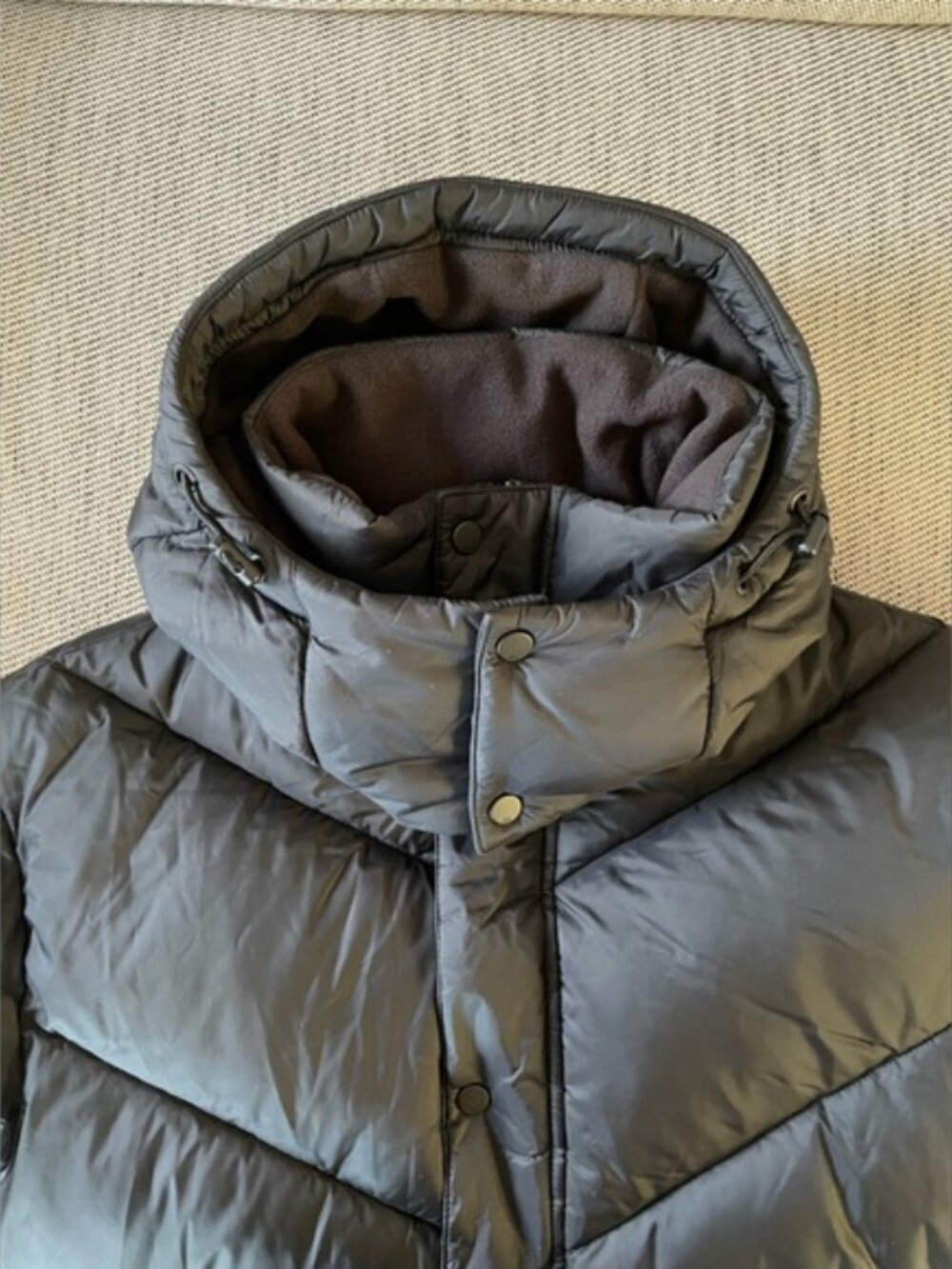 NEW ALO Gold Rush Puffer Trench Long Coat Jacket | US XS Unisex - Picture 12 of 14